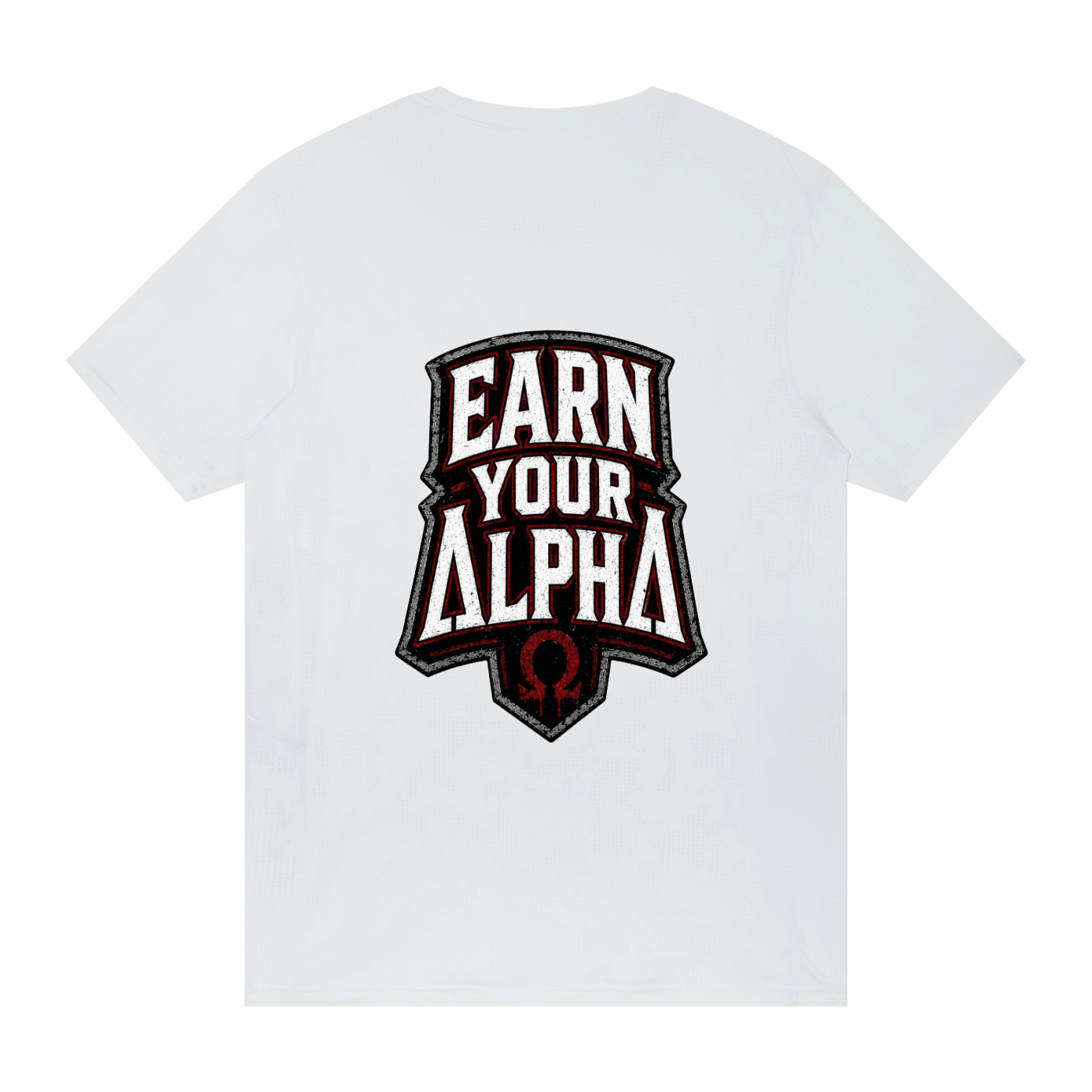 Men's Jacquard Slim Mesh Alpha T-Shirt