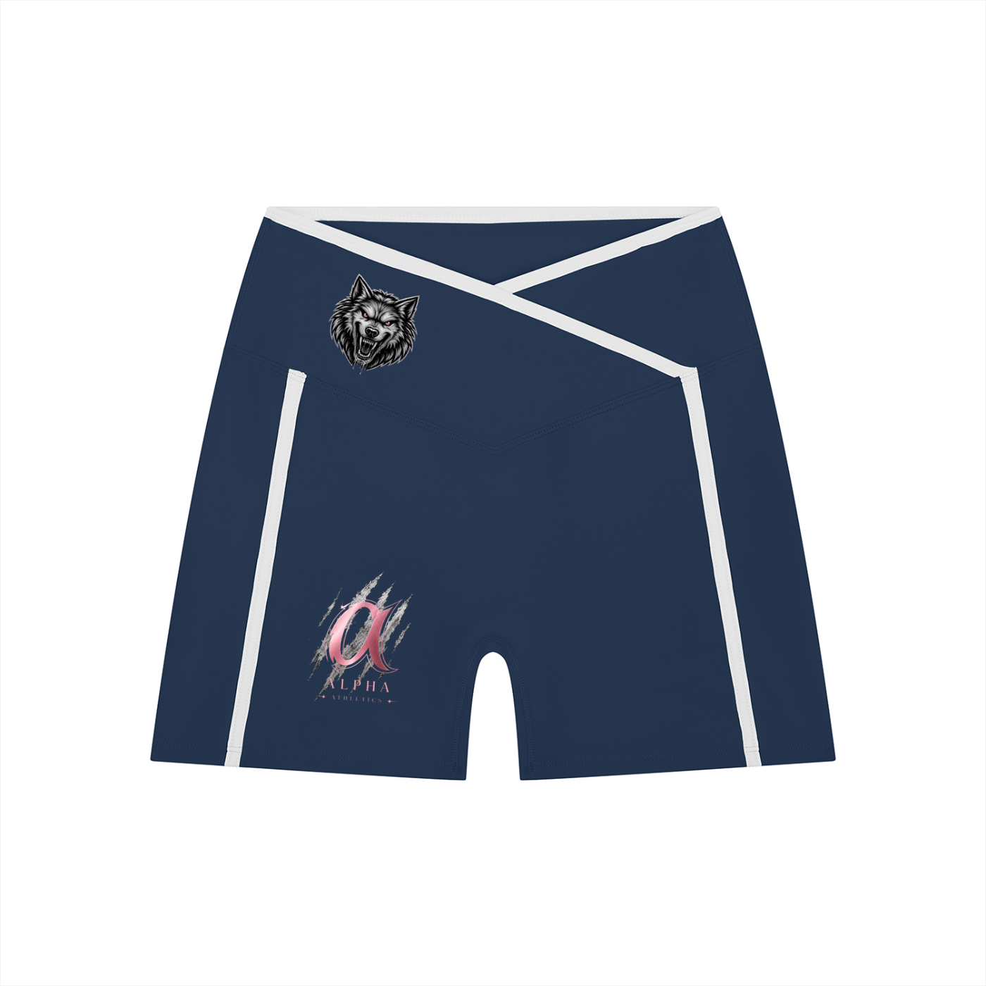 Women’s High Rise Color Block Alpha Yoga Shorts