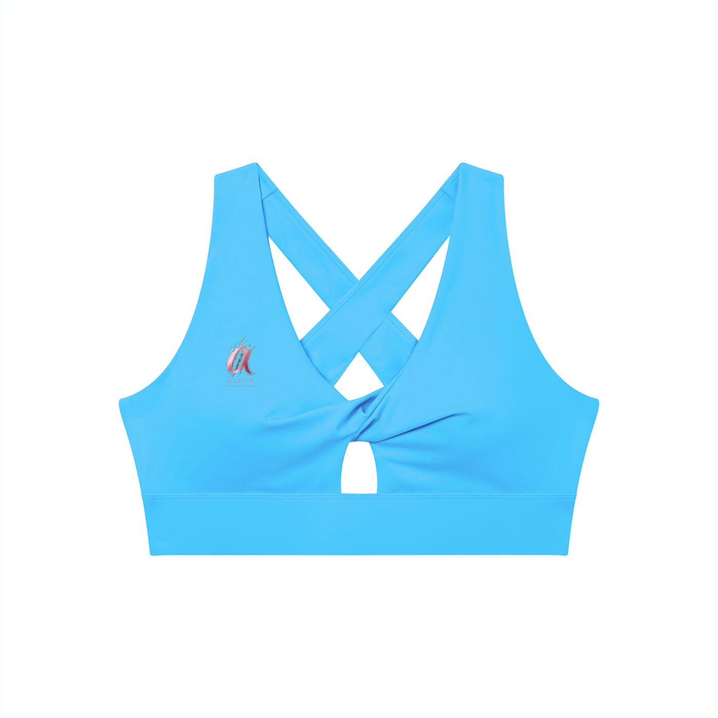 Women's Twist Front V-Neck Alpha Sports Bra