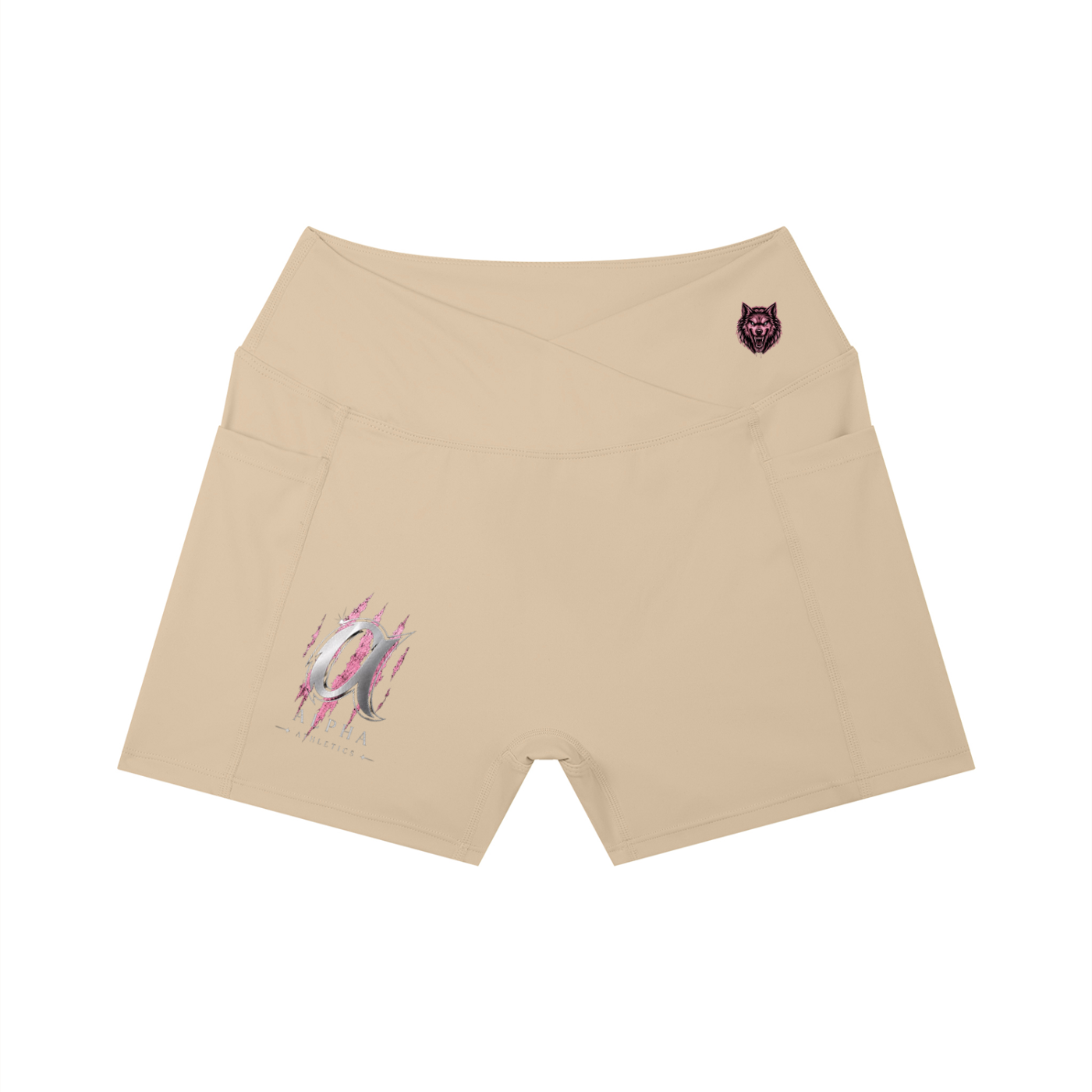 Women’s High Rise Pocket Alpha Yoga Shorts