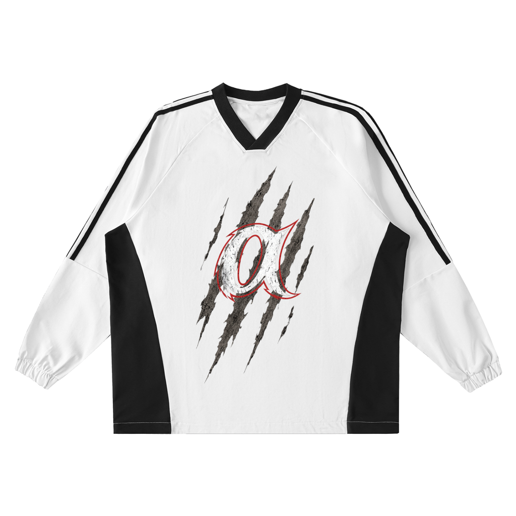 Color-Block V-Neck Long-Sleeve Alpha Sport