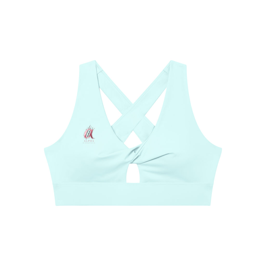 Women's Twist Front V-Neck Alpha Sports Bra